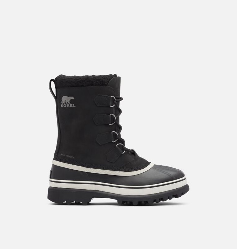 Mens Snow Boots Black/Grey - Sorel Caribou™ - 861732-XWU